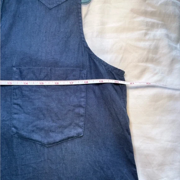 Anthropologie Cloth & Stone 100% Linen Lagenlook Bohemian Dress size Medium - Picture 4 of 6